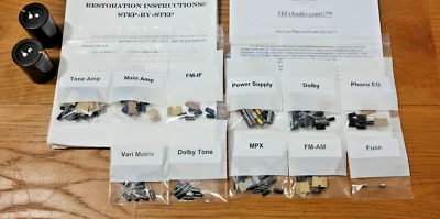 Marantz 4240 receiver rebuild restoration recap upgrade kit repair capacitor - Image 1 of 3