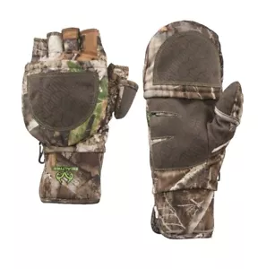 Realtree Edge Youth L/XL Gloves Pop Top Hunting Outdoors Thermal Nonslip Scent - Picture 1 of 5