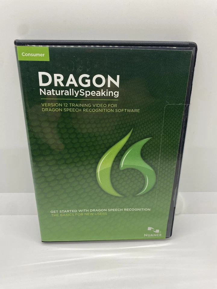 New DRAGON Naturally Speaking 12 Training Video CD - BRAND NEW - FREE SHIPPING  - Image 1 of 4