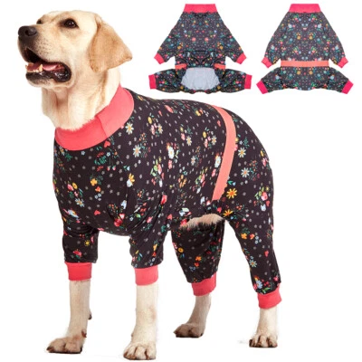 LovinPet Dog Coverall Brushed Jersey Long Sleeve Calming Year-Round for Big Dogs - Image 1 of 4
