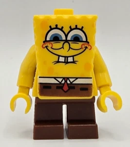 LEGO 3834 SpongeBob Smile with Squint Minifigure Minifig bob019 Used - Picture 1 of 2