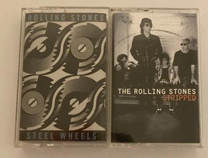 The Rolling Stones: Steel Wheels + STRIPPED--2 TAPES NICE! - Picture 1 of 1