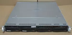Supermicro 1U CSE-815 H8DGU-F 2x 16-CORE AMD 6272 256GB RAM 2x 250GB HDD Server - Picture 1 of 3