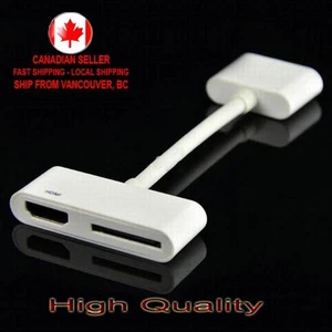 Digital AV 30 pin to HDMI TV with Charging Adapter for iPad 2 3 iPhone 4S - Picture 1 of 6