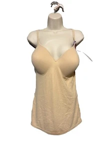 MAIDENFORM Flexes 2XL Tan Padded Wire Free Camisole NEW - Picture 1 of 4