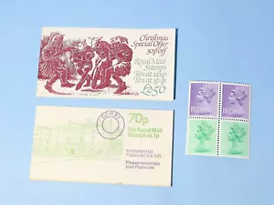 2 x 1978 Royal Mail QE Decimal Postage Stamp Booklets MNH Christmas etc. #PSB28 - Picture 1 of 4