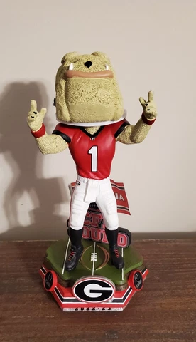 Limited Edition Georgia Bulldogs Hairy Dawg Playoffs Bobblehead - only 144 made Cover