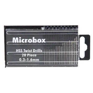 Set Ejercicios de Micro Mini Consejos 20Pz Taladro 0.3 1.6mm HSS Espiral Negro - Imagen 1 de 1