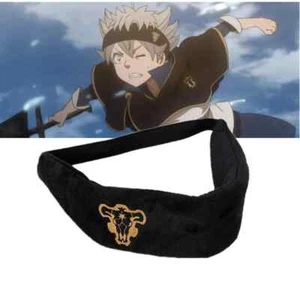 Black Clover Emperor Anime Logo Headband Asta Magic Knight Cosplay Head Wear - Picture 1 of 24