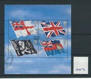 wbc. - HOJA EN MINIATURA GB - A09 - 2001 - BANDERAS - BUEN USADO - Imagen 1 de 1