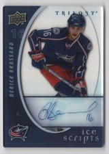 2008-09 UPPER DECK TRILOGY AUTO Derick Brassard Auto Columbus Blue Jackets