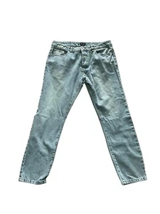 BooHoo Man Slim Rigid Light Blue Jeans Size 36 - Picture 1 of 9