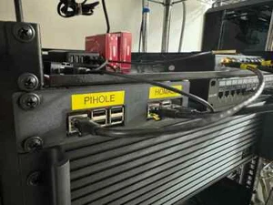 2 Bay Custom Raspberry Pi 1U Rack Mount for 2x PI's - Picture 1 of 2