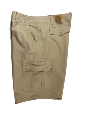 NUEVO OTB Bermudas Pantalones Cortos Carga Para Hombre Talla 40 XL Grande Tostado Beige Bolsillos Nuevo con Etiquetas        Foto 1 de 4