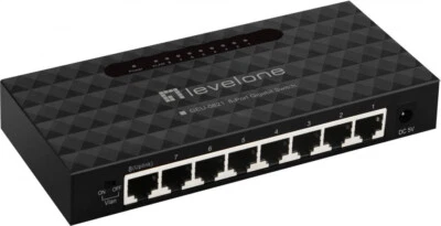 LevelOne Switch di Rete Gestito Gigabit Ethernet (10/100/1000) GEU-0821 - Immagine 1 di 3