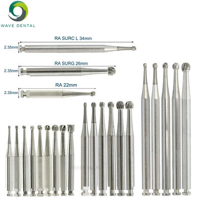WAVE Dental Bur Pestillo Redondo Carburo RA SURG Ajuste Baja Velocidad Contra Ángulo Pieza de Mano Foto 1 de 4