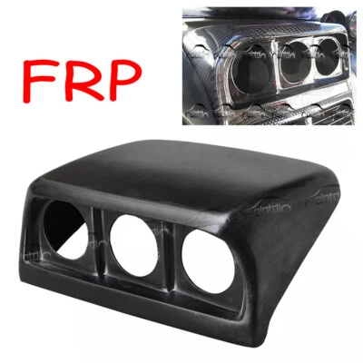 For 97-00 Subaru Impreza GC8 Style FRP Triple Dashboard Gauge Covers Accessories - Image 1 of 4