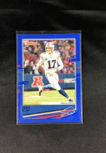 2020 Donruss Josh Allen Blue Photo Variation Press Proof Parallel Buffalo Bills - Picture 1 of 2
