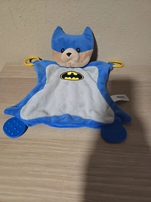 Baby Gund Azul Batman Malone Lovey Manta de Seguridad Anillos para la Dentición 4048723 Foto 1 de 3