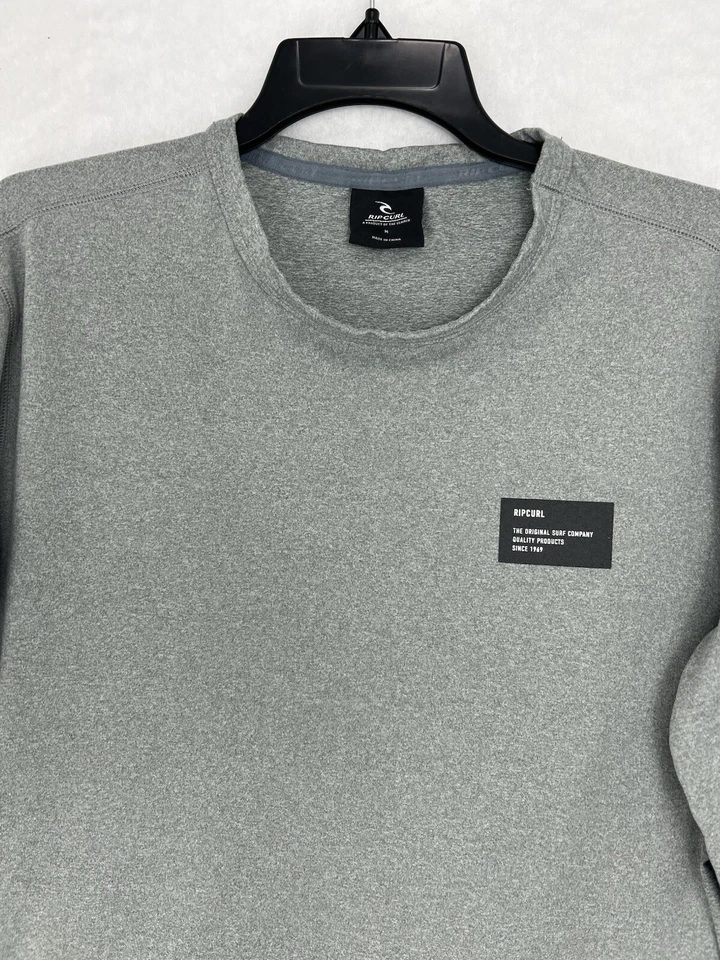 Rip Curl Vaporcool Fusion Crew Sweater / Long Sleeve Grey Marle - Medium - Image 1 of 4