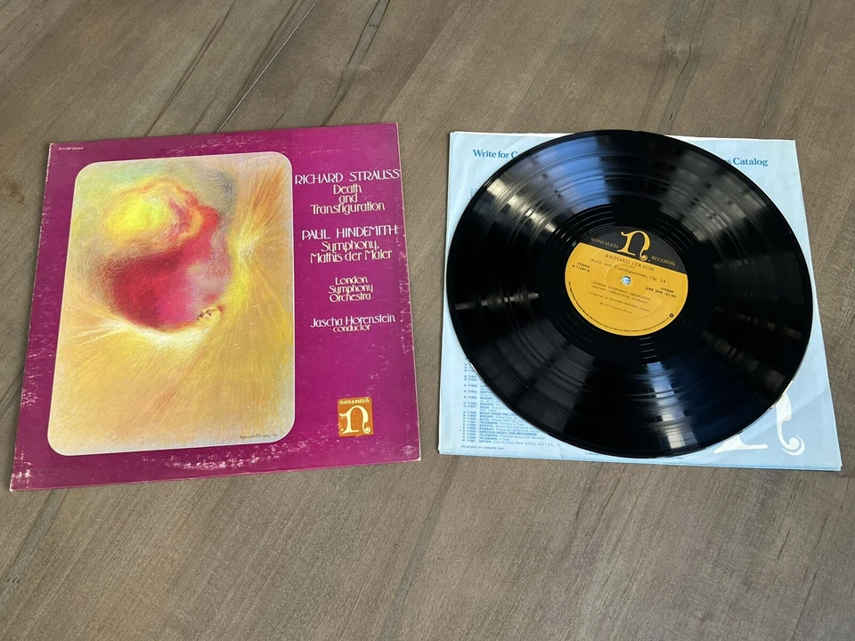 Strauss Death And Transfiguration 1975 Vinyl LP Hindemith/Maler/Horenstein VG+ Foto 1 de 4
