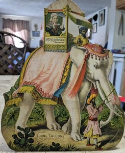 LG. STORE DISPLAY TRADE CARD WHITE ELEPHANT THE GREAT ATLANTIC & PACIFIC TEA CO - Picture 1 of 8
