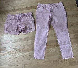 Universal Thread rosa Jeans und Jeansshorts. Sehr guter Zustand. - Bild 1 von 7