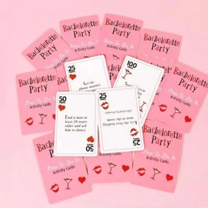 52pcs/box Diverse Bachelorette Party Game Card Girl Hen Party Out Night - Picture 1 of 11