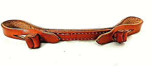 Billy Cook Snaffle Bit Curb Strap Buttons Knots Horse Headstall Harness Leather