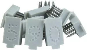 Tieridentifikation Tattoo Ziffern 3/8" 0-9 Set Schweine Ohr Kerbe Werkzeug Kit - Bild 1 von 1