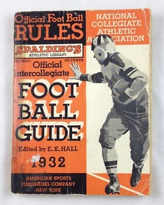 CFB 1932 Spalding's Football Guide - American Sports Publishing - 252+ pages - Picture 1 of 1