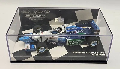 MINICHAMPS BENETTON RENAULT B196 BERGER LAUNCH 1996 LE 1:43 - Image 1 of 4