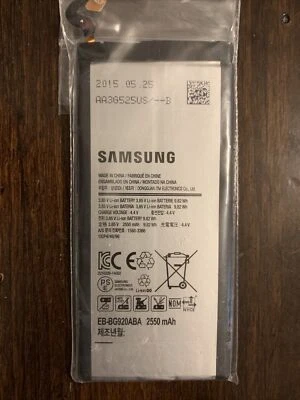 Оригинальный аккумулятор Samsung Galaxy S6 EB-BG920ABA 2550 мАч для SM-G920W8 SM-G920 - Изображение 1 из 2