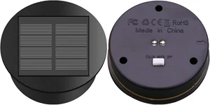 Upgrade Solar Lights Replacement Top Parts 2 Color Optional (Warm White & Cool W - Picture 1 of 12