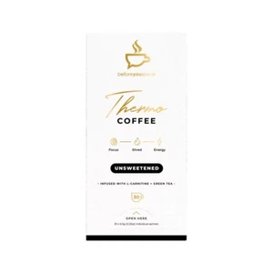 New Before You Speak Thermo Coffee Unsweetened 6.5g x 30 Pack - Picture 1 of 3