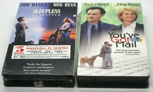 SLEEPLESS IN SEATTLE You've Got Mail New VHS Tom Hanks Meg Ryan Romantic Comedy - Imagen 1 de 9