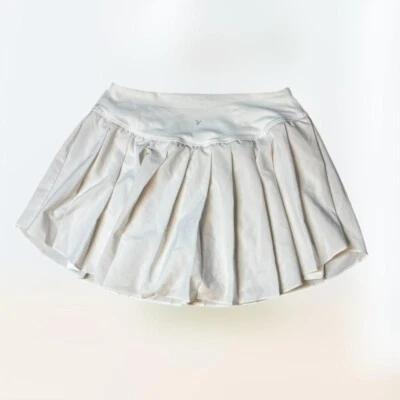 Skort de tênis plissado Old Navy HW StretchTech EJ2 magnólia branco feminino tamanho G - Imagem 1 de 4