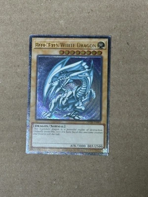 YUGIOH Blue-Eyes White Dragon OP28-EN001 Ultimate Rare LP #3 - Image 1 of 2