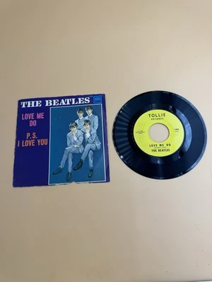Beatles Love Me Do/P.S.I Love You Tollie Records T-9008 45 W/PS (1964) - First - Image 1 of 4