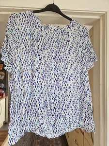 Long Tall Sally Lightweight Blouse Size 22 Bnwot - Picture 1 of 5