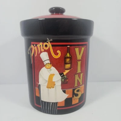 Certified International 72oz French Chef Bistro 1 Pc Canister by Jennifer Garant - Image 1 of 4