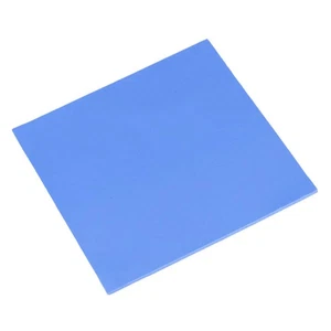 Blue 100x100x2mm CPU Thermal Pad Heatsink Cooling Conductive Silicone Pads SG - Picture 1 of 22