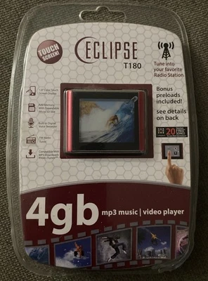 Eclipse T180 Red (4 GB) Digital Media Player - Image 1 of 2