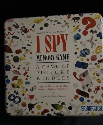 Briarpatch NEW Vintage “I Spy Memory Game” A Game Of Picture Riddles - Image 1 of 4