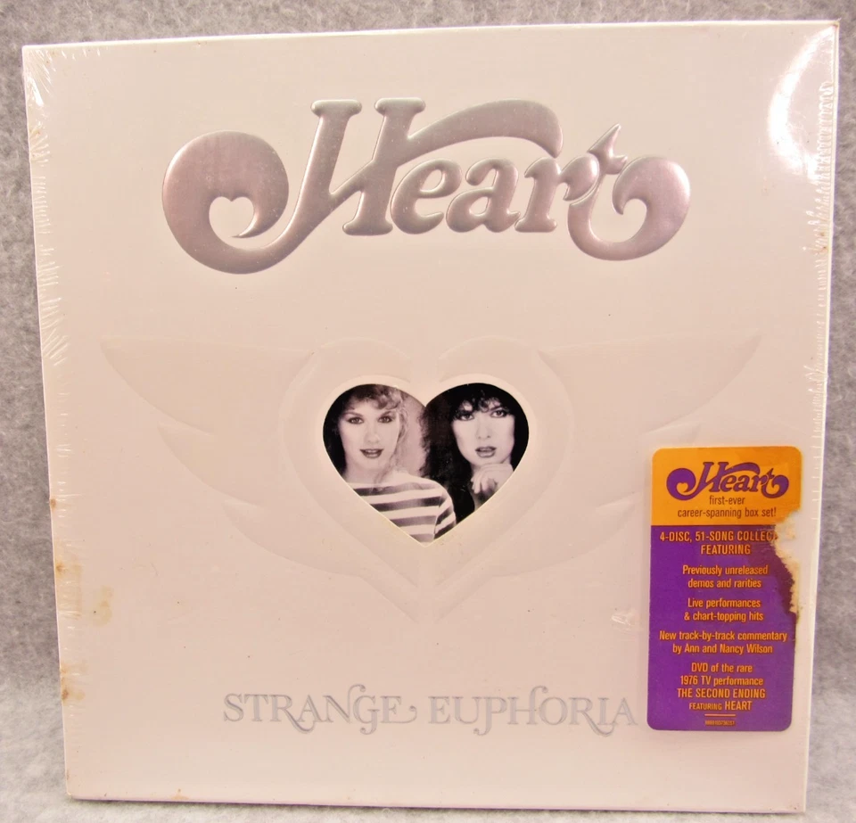 Heart STRANGE EUPHORIA 3 CD & 1 DVD Box Set ~ 2012 NEW! Damaged Packaging 4 Disc - Image 1 of 4