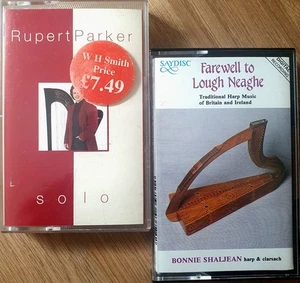 2 x HARP Albums BONNIE SHALJEAN - FAREWELL TO LOUGH NEAGHE RUPERT PARKER - SOLO - Picture 1 of 4