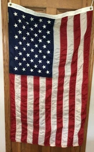 Perma-Nyl Valley Forge USA Flag 3'x5' 100% Nylon Stars Stripes Embroidered - Picture 1 of 3
