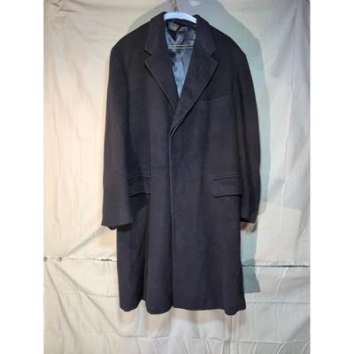 Brooks Brothers All Cashmere Overcoat Topcoat Men Long Classic Winter Size 43R - Image 1 of 4