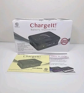 Charge It Battery Station Pro para AAA AA C D y 9V ~ ALCALINA, NIMH, NICD, RAM - Imagen 1 de 6