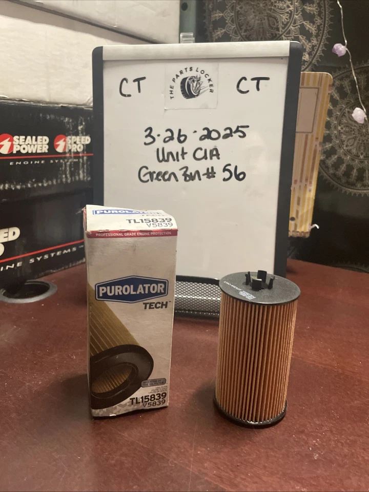 Purolator TECH TL15839 滤油滤芯适用于 2017 - 2022 吉姆西峡谷 — 第 1/1 张图片